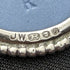 1975 British Vintage Wedgwood Sterling Silver & Jasperware Pendant Necklace